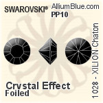 施華洛世奇 XILION Chaton (1028) PP32 - Crystal (Ordinary Effects) With Platinum Foiling