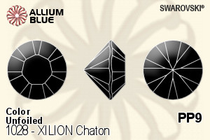 Swarovski XILION Chaton (1028) PP9 - Color Unfoiled