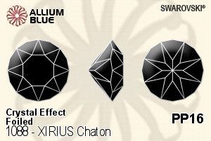 Swarovski XIRIUS Chaton (1088) PP16 - Crystal Effect With Platinum Foiling