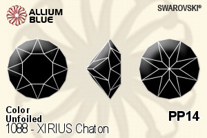 Swarovski XIRIUS Chaton (1088) PP14 - Color Unfoiled