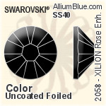 Swarovski XIRIUS Flat Back No-Hotfix (2088) SS34 - Crystal Effect With Platinum Foiling