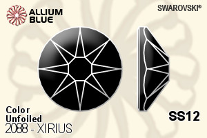 Swarovski XIRIUS Flat Back No-Hotfix (2088) SS12 - Color Unfoiled