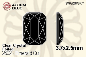 SWAROVSKI 2602 3.7X2.5MM CRYSTAL F