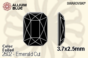 SWAROVSKI 2602 3.7X2.5MM JET F