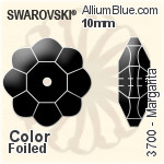 Swarovski Margarita Sew-on Stone (3700) 12mm - Color Unfoiled