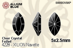 SWAROVSKI 4228 5X2.5MM CRYSTAL F