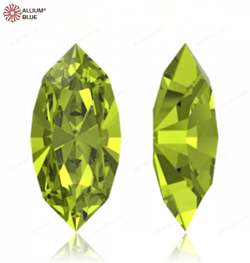 SWAROVSKI 4228 15X7MM CITRUS GREEN F