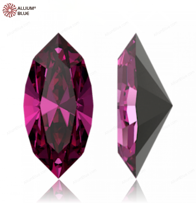 SWAROVSKI 4228 6X3MM DARK ROSE F