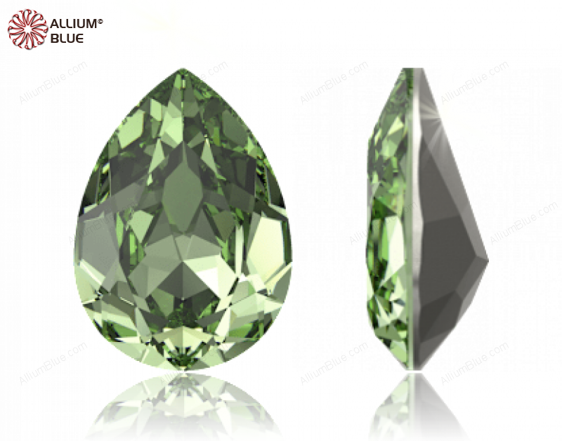 SWAROVSKI 4320 6X4MM RECREATED PERIDOT F