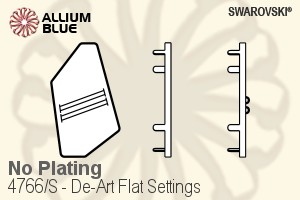 Swarovski De-Art Flat Settings (4766/S) 38x21mm - No Plating