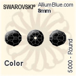 施华洛世奇 圆形 串珠 (5000) 8mm - 颜色