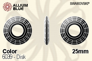 施華洛世奇 Disk 吊墜 (6039) 25mm - 顏色