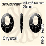 Swarovski Equal Cross Pendant (6866) 20mm - Colour (Uncoated)