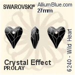 Swarovski Wild Heart Pendant (6240) 12mm - Color