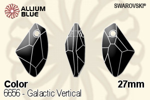 施华洛世奇 Galactic Vertical 吊坠 (6656) 27mm - 颜色