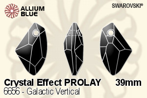 Swarovski Galactic Vertical Pendant (6656) 39mm - Crystal Effect PROLAY