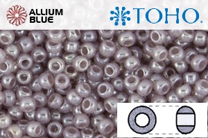 TOHO Round Seed Beads (RR3-151) 3/0 Round Extra Large - Ceylon Grape Mist