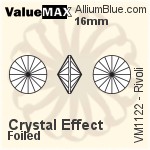 ValueMAX Rivoli (VM1122) 16mm - Crystal Effect With Foiling