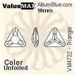 ValueMAX Triangle Fancy Stone (VM4722) 10mm - Color Unfoiled