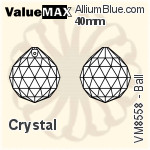 ValueMAX Ball (VM8558) 20mm - Clear Crystal