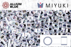 MIYUKI Delica® Seed Beads (DBM0051) 10/0 Round Medium - Crystal AB