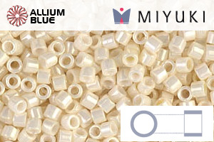 MIYUKI Delica® Seed Beads (DBM0203) 10/0 Round Medium - Cream Ceylon