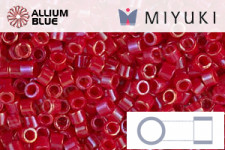 MIYUKI Delica® Seed Beads (DBM0214) 10/0 Round Medium - Opaque Red Luster