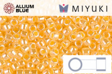 MIYUKI Delica® Seed Beads (DBM0233) 10/0 Round Medium - Light Daffodil Ceylon