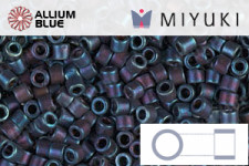 MIYUKI Delica® Seed Beads (DBM0325) 10/0 Round Medium - Matte Metallic Blue Iris