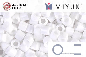 MIYUKI Delica® Seed Beads (DBL0200) 8/0 Round Large - Opaque White