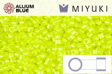 MIYUKI Delica® Seed Beads (DB2031) 11/0 Round - Luminous Lime Aid