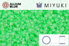 MIYUKI Delica® Seed Beads (DB2040) 11/0 Round - Luminous Mint Green