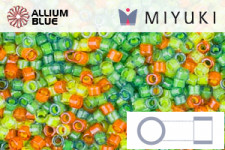 MIYUKI Delica® Seed Beads (DB2066) 11/0 Round - Luminous Mix 6