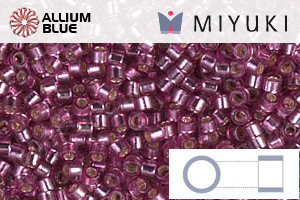 MIYUKI Delica® Seed Beads (DB2162) 11/0 Round - Duracoat Silver Lined Hydrangea