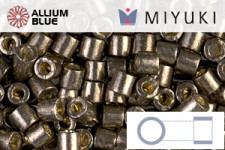 MIYUKI Delica® Seed Beads (DBL1852) 8/0 Round Large - DURACOAT Galvanized Pewter