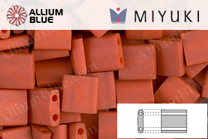 MIYUKI TILA Beads (TL-2315) - Opaque Matte Terra Cotta