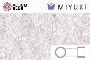 MIYUKI Delica® Seed Beads (DB0222) 11/0 Round - White Opal AB