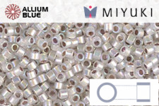 MIYUKI Delica® Seed Beads (DB0041) 11/0 Round - Silver Lined Crystal