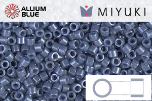 MIYUKI Delica® Seed Beads (DB0267) 11/0 Round - Opaque Smoke Luster