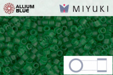 MIYUKI Delica® Seed Beads (DB0746) 11/0 Round - Matte Transparent Green