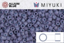 MIYUKI Delica® Seed Beads (DB0799) 11/0 Round - Dyed Semi-matte Opaque Lavender