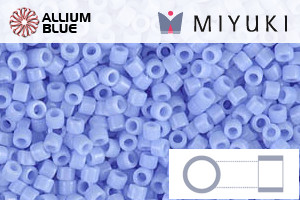 MIYUKI Delica® Seed Beads (DB1137) 11/0 Round - Opaque Agate Blue