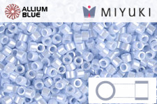 MIYUKI Delica® Seed Beads (DB1537) 11/0 Round - Opaque Light Sky Blue Ceylon