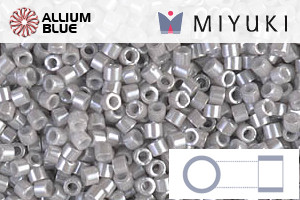 MIYUKI Delica® Seed Beads (DB1538) 11/0 Round - Opaque Light Smoke Ceylon