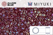 MIYUKI Delica® Seed Beads (DB1574) 11/0 Round - Opaque Currant AB