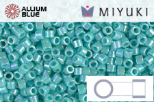 MIYUKI Delica® Seed Beads (DB1576) 11/0 Round - Opaque Sea Opal AB