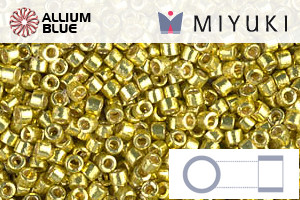 MIYUKI Delica® Seed Beads (DB1835) 11/0 Round - Duracoat Galvanized Zest