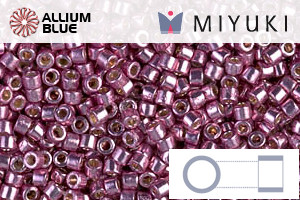 MIYUKI Delica® Seed Beads (DB1848) 11/0 Round - Duracoat Galvanized Dusty Orchid