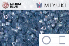 MIYUKI Delica® Seed Beads (DB1890) 11/0 Round - Transparent Sky Blue Luster