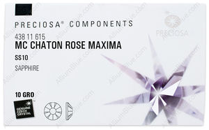 PRECIOSA Rose MAXIMA ss10 sapphire DF factory pack